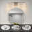 4-Light Brushed Nickel Vanity Light with 3 Color Modes  with Clear Glass Shade-69159336-128452530