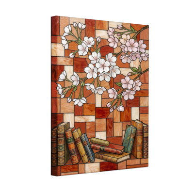 Plantes et fleurs, fleurs de cerisier, art mural brique