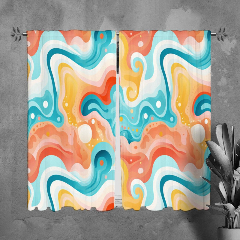 Paire de rideaux obscurcissant en polyester Beyka, L 20 po x L 61 po