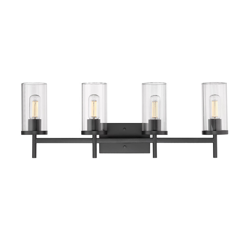 Bertelli Dimmable Vanity Light, Matte Black, 4