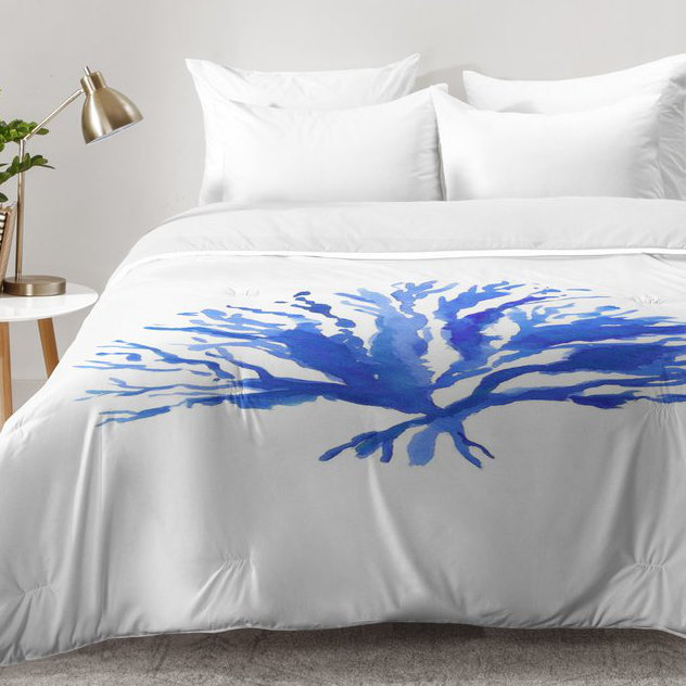 Ensemble d'édredon Sea Coral, Édredon double / grand + 2 taies décoratives sta