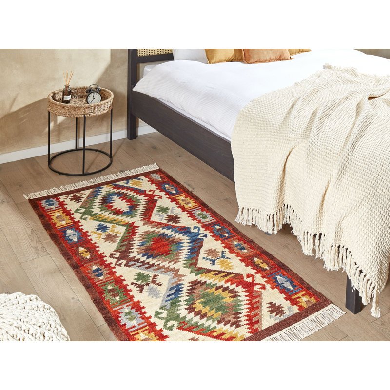 Richmute Southwestern Hand Woven Area Rug, Rectangle 80 x 150cm