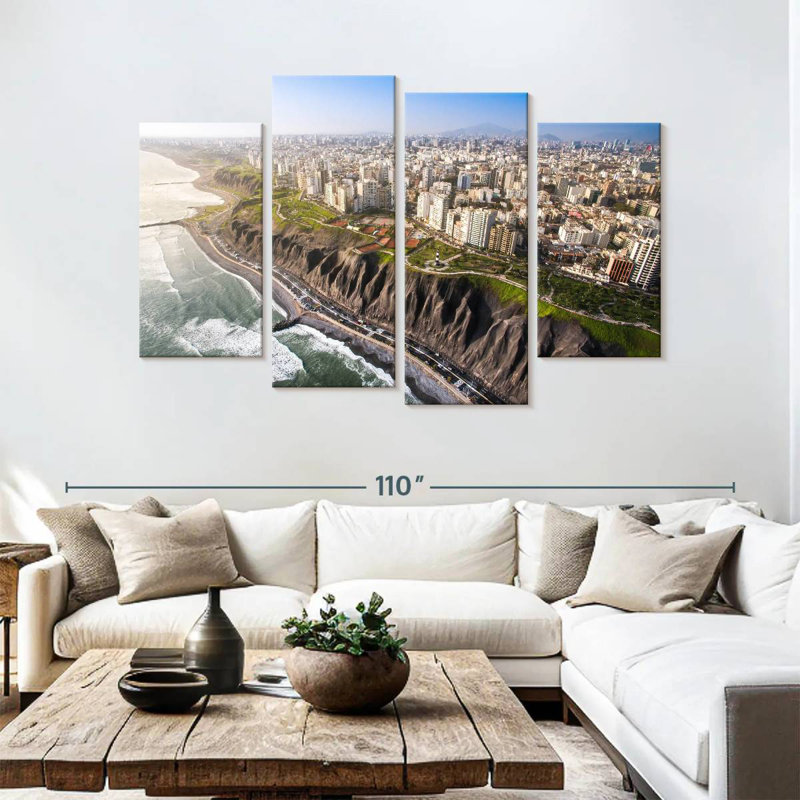 Harpa Lima Peru Coast, 54" H x 84" W