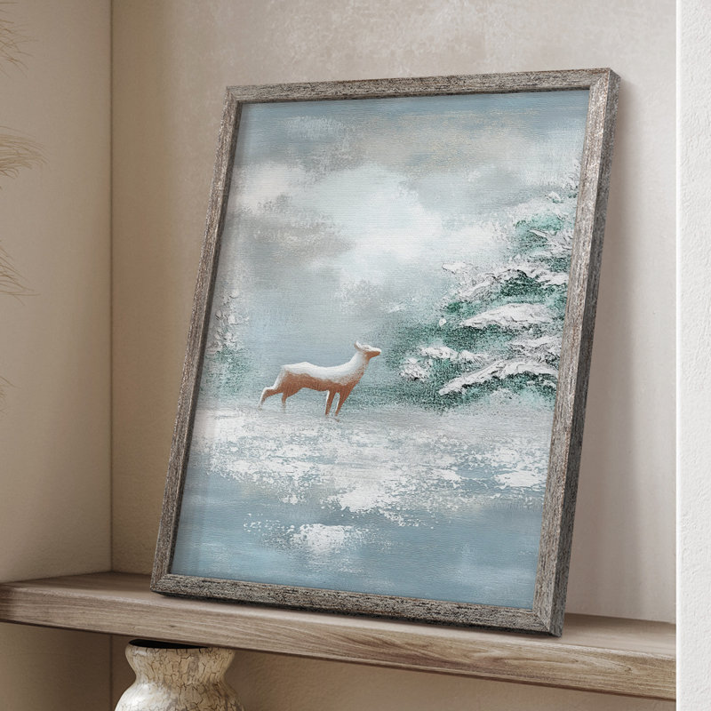 «Christmas Holiday Art», reproduction encadrée CLXI, H 15 po x l 12 po
