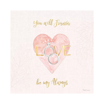 All You Need Is Love XI Pink by Beth Grove - Wrapped Canvas Print