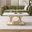 Table basse rectangulaire moderne en faux marbre et marbre pour salle de bain Mattheu-1690680817