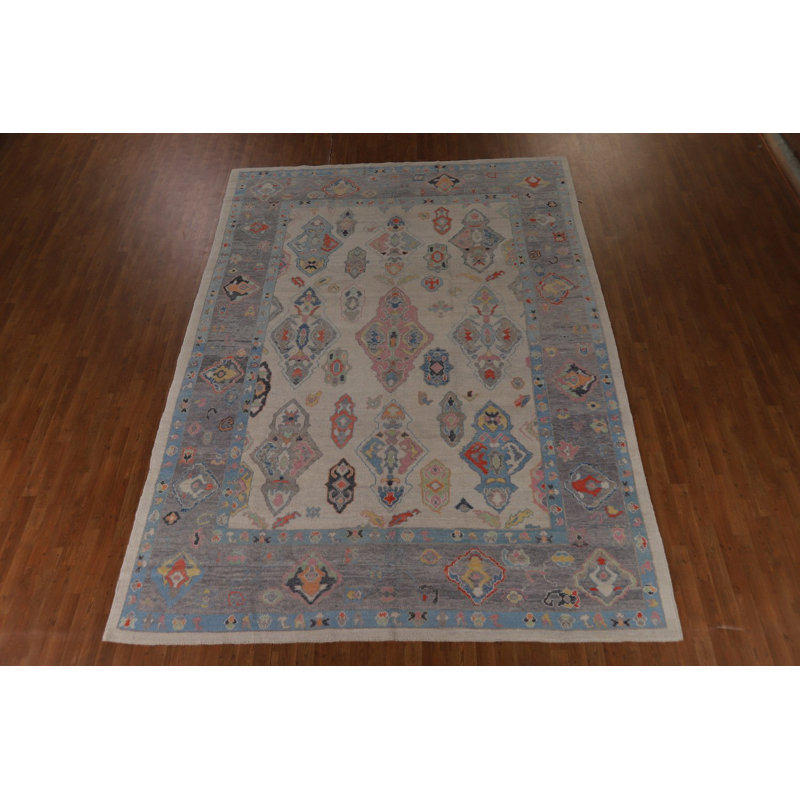 Tapis turc Oushak en laine 9x12