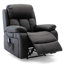 Faux Leather Heated Massage Chair-37674051-37674050