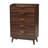 Lena Mid-Century Modern Wood 3-Piece Storage Set