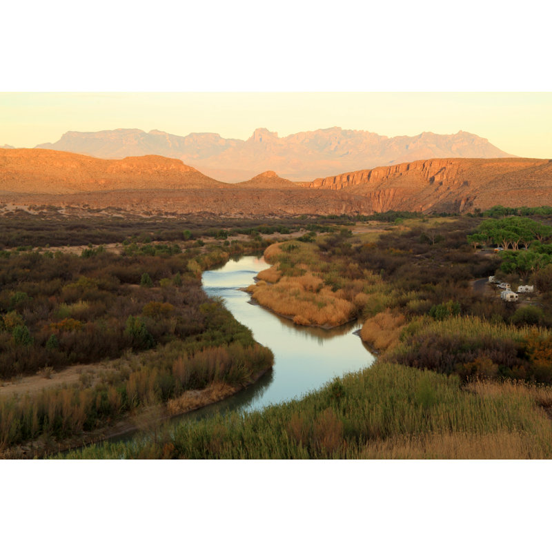 The Rio Grande - Wrapped Canvas Print, 30cm H x 46cm W 