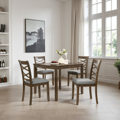 Ensemble de table de salle à manger 5 pièces Elegant