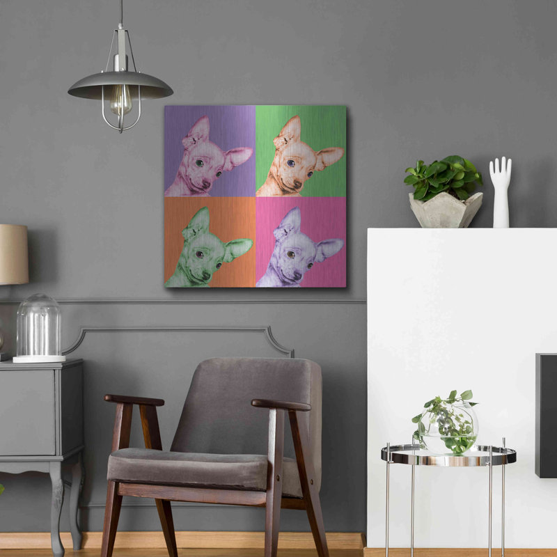 «Sweet Chihuahua Pop» par Jon Bertelli, H 24 po x l 24 po