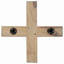 Christmas Tree with Stand Brown Solid teak wood-422549991