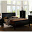 Lit simple en bois massif de style chambre à coucher avec structure en bois massif et pieds attrayants-1303199061-1303199062