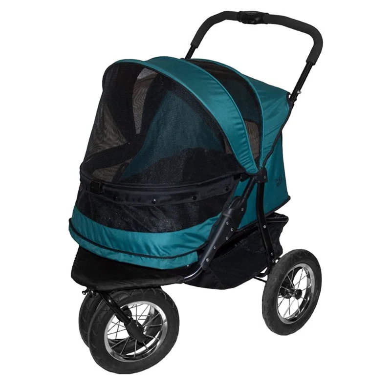 Foldable Pet Jogger Stroller, Pine Green