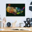  «States Of Text» par Art Licensing Studio, art mural en verre acrylique, 16 po x 12 po