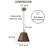 Kiaron Dimmable Kitchen Island Cone Chandelier