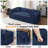 Corduroy Upholstered Boneless Sleeper Sofa Convertible Sofa Bed Floor Couch With 2 Pillows - No Assembly Required-67764367-76797013