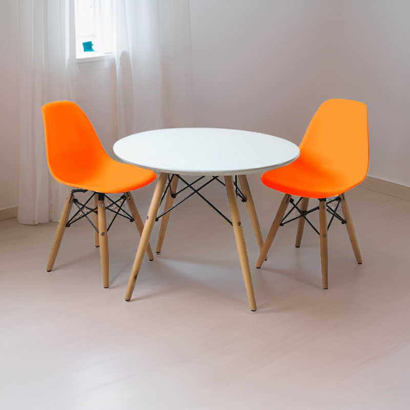 Ensemble de chaises de jeu Townson Kids, Orange