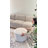 23.5" Wide Round Upholstered Ottoman With Storage-188440729