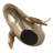 Ornamental Whale Statue Sculpture For Home Decor - Ocean-Inspired Decorative Objects Figurine For Living Room Accent - 11", Gold