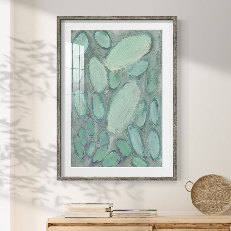 Blue Orbs II -Framed Print