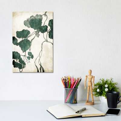Hanging Leaves III by Milli Villa - Wrapped Canvas Print