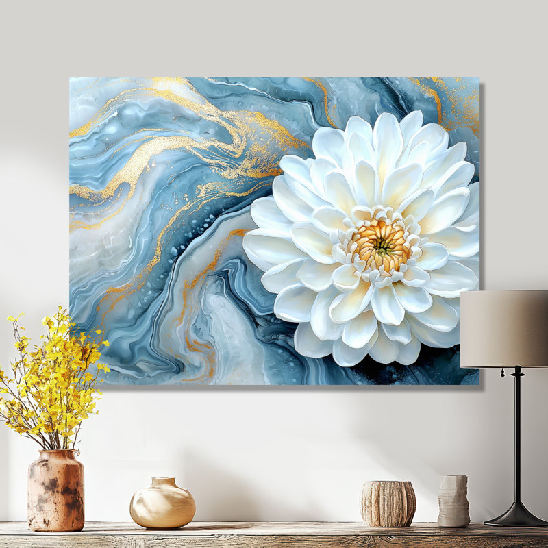 Agate Symphony Of Mums Flowers I - art mural floral en métal, maman impression sur métal, H 24 po x l 32 po x P 0,84 po