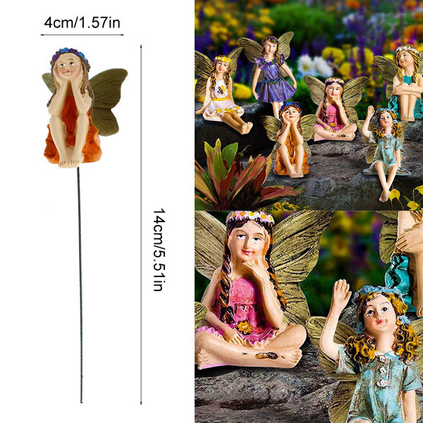 6pc Mini Fairies Mini Garden Fairy Garden Accessories Miniature