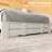 Queen Size Wood Bed Frame With Tall Headboard, Farmhouse Platform Bed With Solid Wood Slats Support, No Box Spring Needed