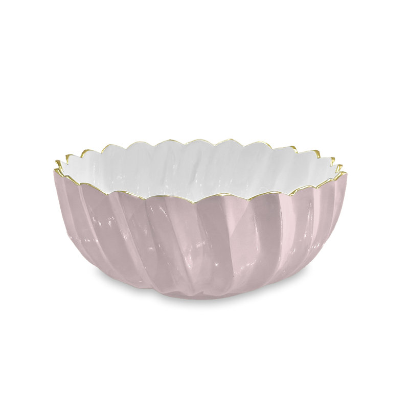 Encanto Serving Bowl, Cream/White, 10.25"