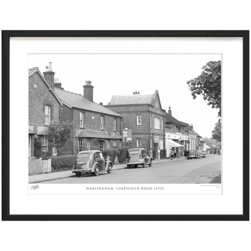 Warlingham, Limpsfield Road C1955 by Francis Frith - Single Picture Frame Print, 28cm H x 36cm W x 2.3cm D