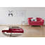 Tapis abstrait rouge / beige Tyka-69524711