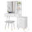 White Makeup Vanity With Lights
