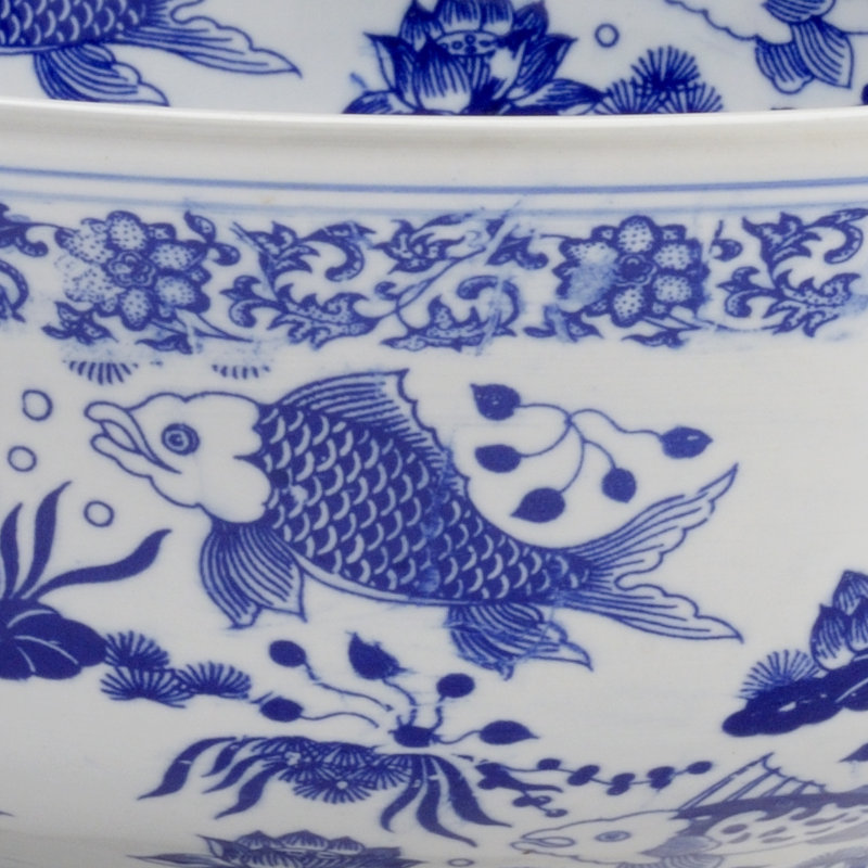Fish Porcelain Serving Bowl