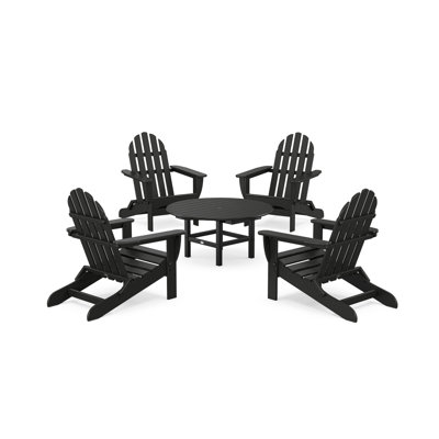 POLYWOOD® Classic Adirondack 4-Person Patio Seating Group