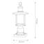 Stockell Seeded Pier Mount Light