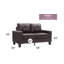 Causeuse modulaire, brun foncé-940315106
