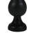 Black Stain Pedestal Accent Table-2117598237