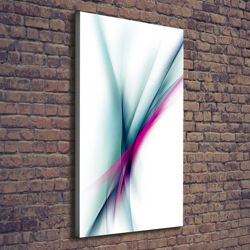 Waves Abstraction - Wrapped Canvas Print