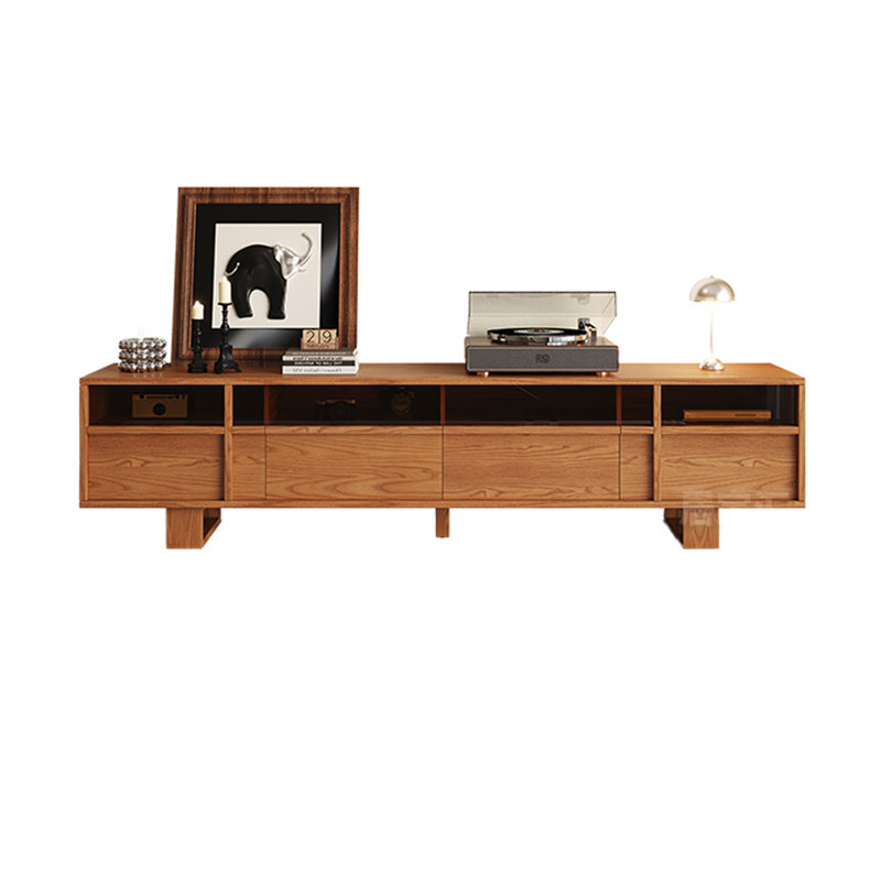 Meuble télé en bois de style rétro, 78.74"