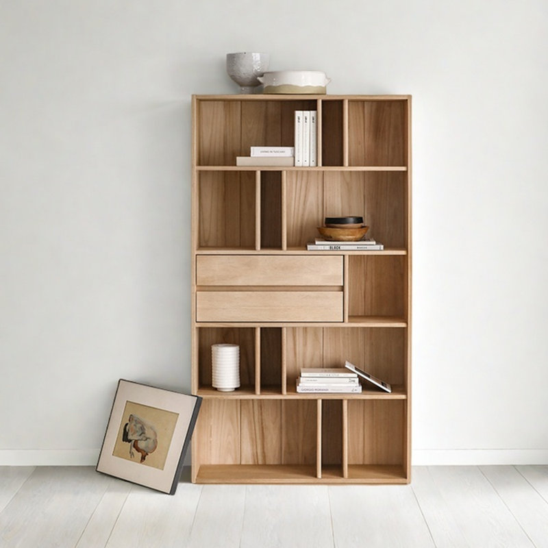 American style storage bookcase
