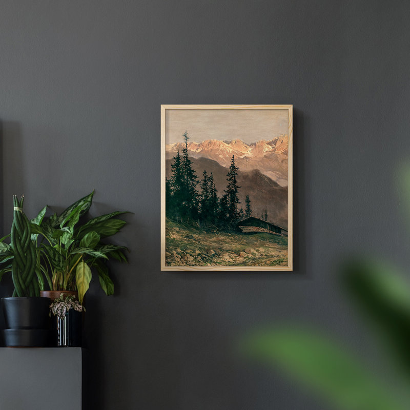 «Vintage Landscape CCXIV» sur, Naturel, H 10 po x l 8 po