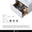 Ensemble de meuble-lavabo mural simple 24 po Kynlyn-1984212316