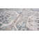 Tapis oriental en polypropylène et polyester Saxton, beige | Bleu