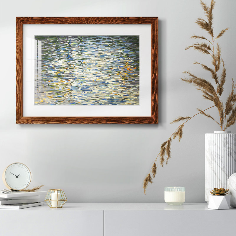 " Water Reflections " Painting Print, Maple