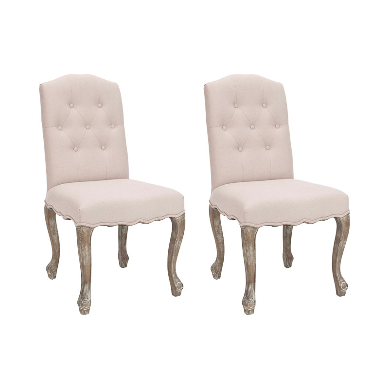 Chaise latérale de Labrieville, Taupe Linen
