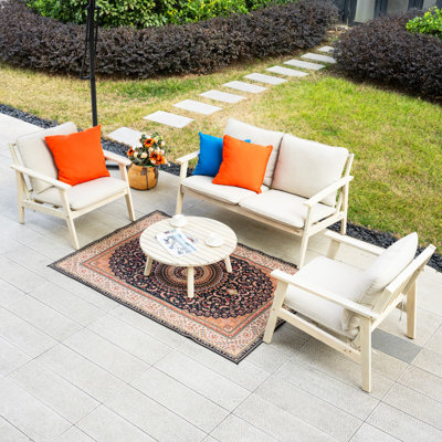 Acacia 7 - Person Patio Conversation Sets With Cushions