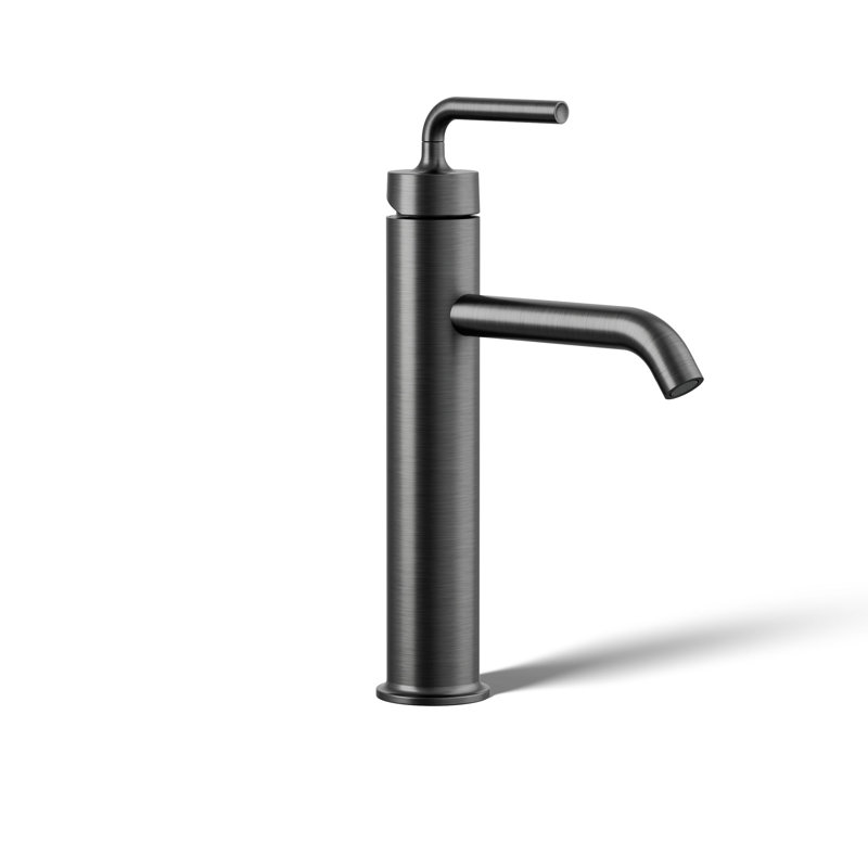 Robinet de lavabo de salle de bain à poignée simple Purist, 1,2 gal / min