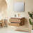 Wall Mounted & Floating Single Vanity With Ceramic Sink-362732004